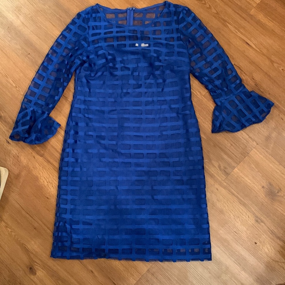 Blue dress